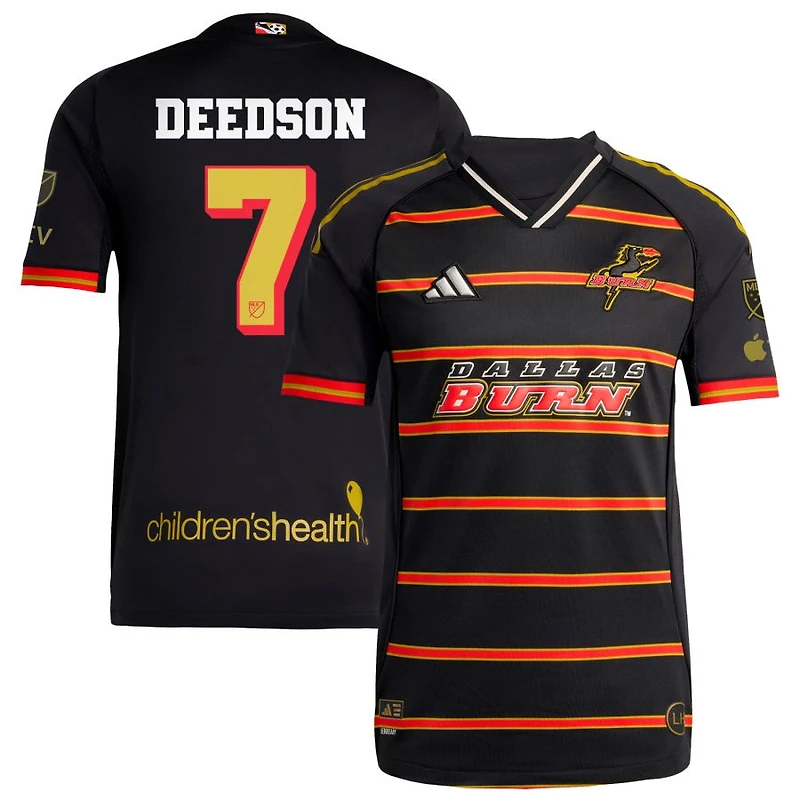 Don Deedson Louicius Deedson Men's adidas Black FC Dallas 2025 Third Authentic Custom Jersey