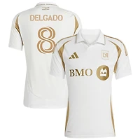 Marky Delgado Men's adidas  White LAFC 2025 Secondary Replica Custom Jersey