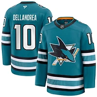 Ty Dellandrea Men's Fanatics Teal San Jose Sharks Home Premium Custom Jersey