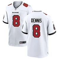 SirVocea Dennis Men's Nike White Tampa Bay Buccaneers  White Custom Game Jersey