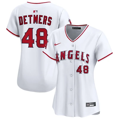 Reid Detmers Women's Nike White Los Angeles Angels Home Limited Custom Jersey