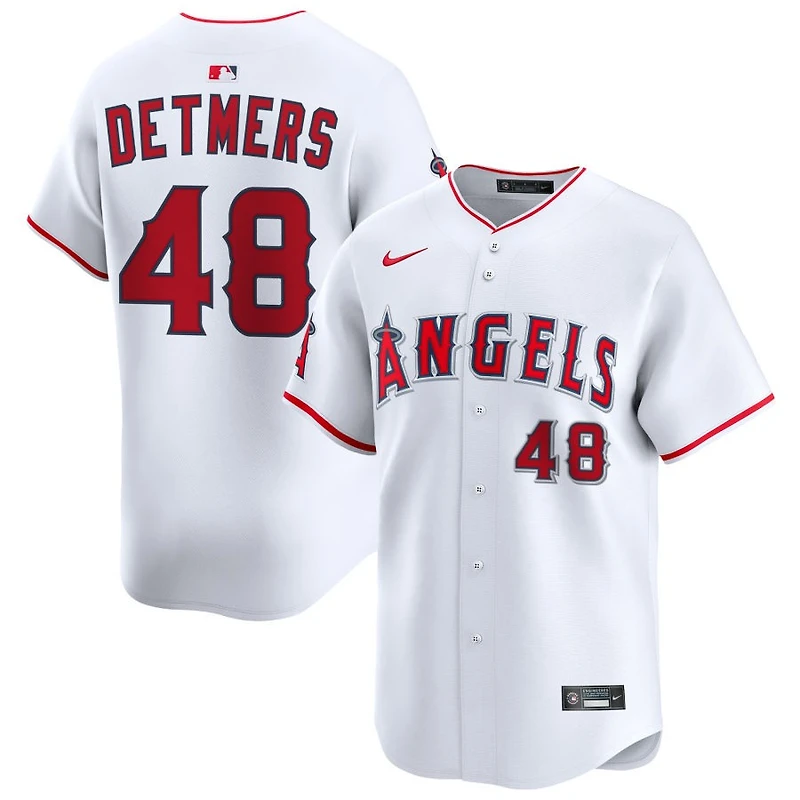 Reid Detmers Youth Nike  White Los Angeles Angels Home Custom Limited Jersey