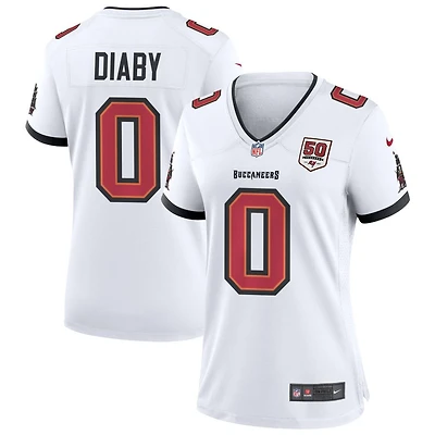 Yaya Diaby Women's Nike White Tampa Bay Buccaneers 50th Season Custom Game Jersey