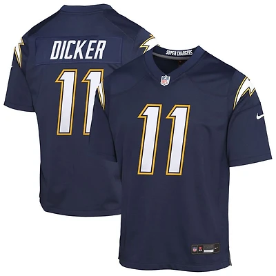 Cameron Dicker Youth Nike Navy Los Angeles Chargers Alternate Super Chargers Game Custom Jersey