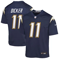 Cameron Dicker Youth Nike Navy Los Angeles Chargers Alternate Super Chargers Game Custom Jersey