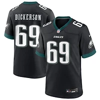 Landon Dickerson Men's Nike Black Philadelphia Eagles Alternate Custom Game Jersey