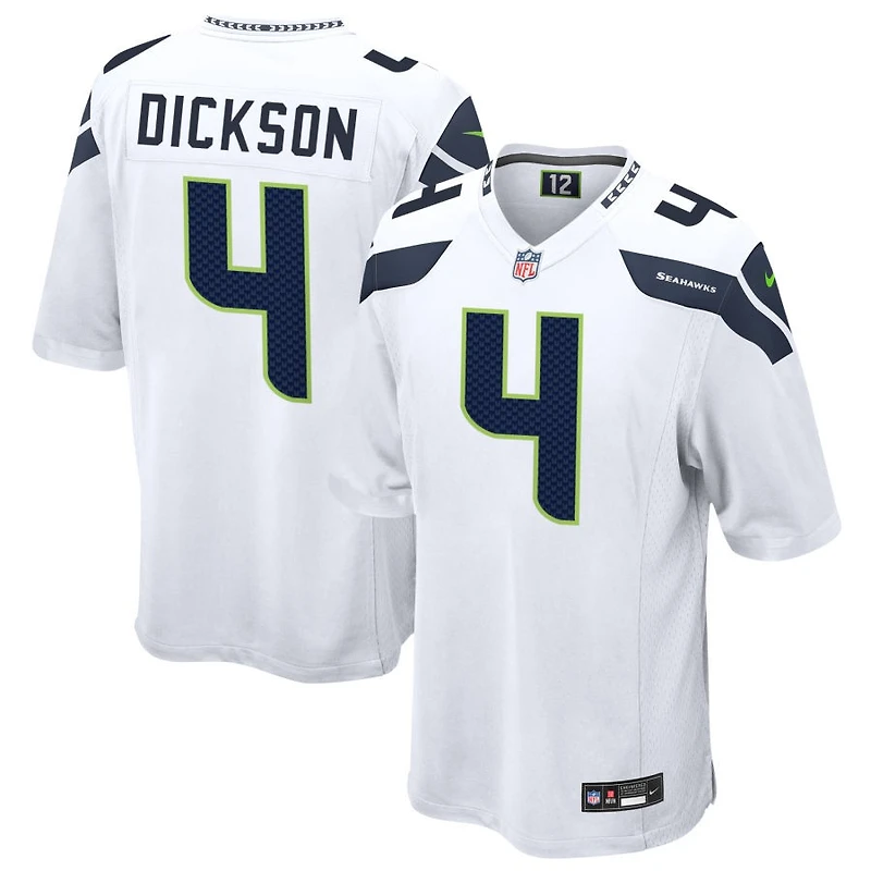 Michael Dickson Men's Nike  White Seattle Seahawks Custom Game Jersey