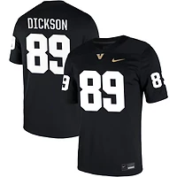 Cameran Dickson Men's Nike Black Vanderbilt Commodores NIL Pick-A-Player Game Jersey