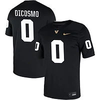 Aeneas DiCosmo Men's Nike Black Vanderbilt Commodores NIL Pick-A-Player Game Jersey