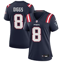 Stefon Diggs Women's Nike Navy New England Patriots Custom Game Jersey