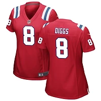 Stefon Diggs Women's Nike Red New England Patriots Alternate Custom Jersey