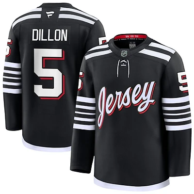 Brenden Dillon Men's Fanatics Black New Jersey Devils Alternate Premium Custom Jersey