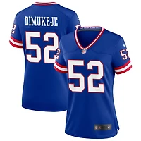 Victor Dimukeje Women's Nike Royal New York Giants Classic Custom Game Jersey
