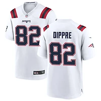 CJ Dippre Men's Nike White New England Patriots Custom Game Jersey