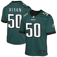 Lance Dixon Youth Nike Midnight Green Philadelphia Eagles Custom Game Jersey