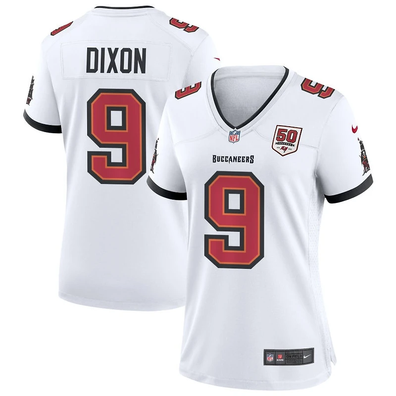 Riley Dixon Women's Nike White Tampa Bay Buccaneers 50th Season Custom Game Jersey