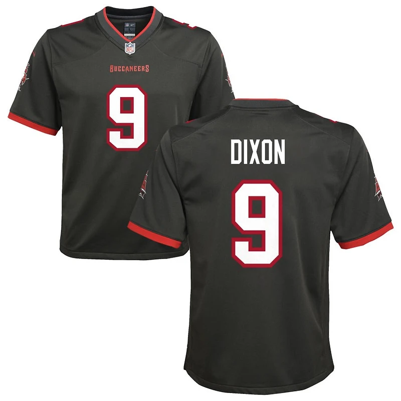 Riley Dixon Youth Nike Pewter Tampa Bay Buccaneers Alternate Custom Game Jersey