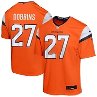J.K. Dobbins Youth Nike  Orange Denver Broncos Mile High Collection Custom Game Jersey