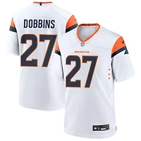 J.K. Dobbins Men's Nike  White Denver Broncos Mile High Collection Custom Game Jersey