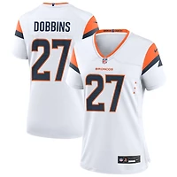J.K. Dobbins Women's Nike  White Denver Broncos Mile High Collection Custom Game Jersey