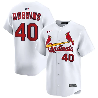 Hunter Dobbins Men's Nike White St. Louis Cardinals Home Limited Custom Jersey