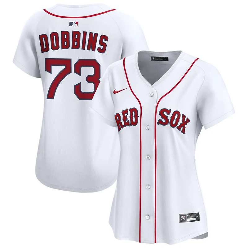 Hunter Dobbins Women's Nike  White Boston Red Sox Home Limited Custom Jersey