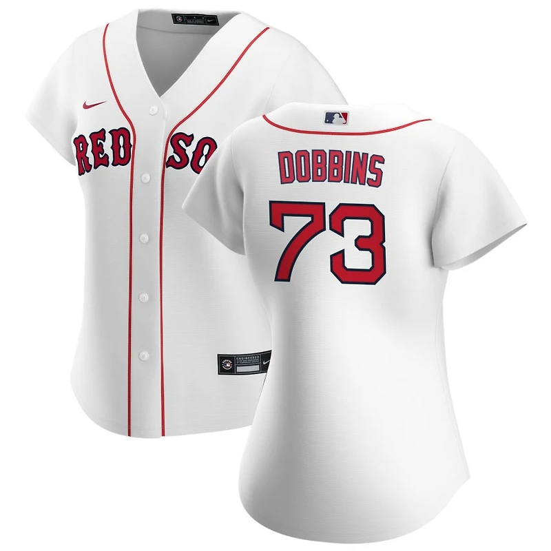 Hunter Dobbins Women's Nike White Boston Red Sox Home Replica Custom Jersey