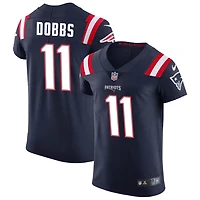 Joshua Dobbs Men's Nike Navy New England Patriots Vapor Elite Custom Jersey