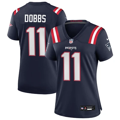 Joshua Dobbs Women's Nike Navy New England Patriots Custom Game Jersey