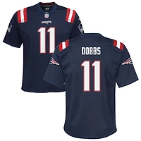 Joshua Dobbs Youth Nike Navy New England Patriots Custom Game Jersey