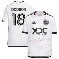 Derek Dodson Youth adidas White D.C. United 2023 The Cherry Blossom Kit Replica Custom Jersey