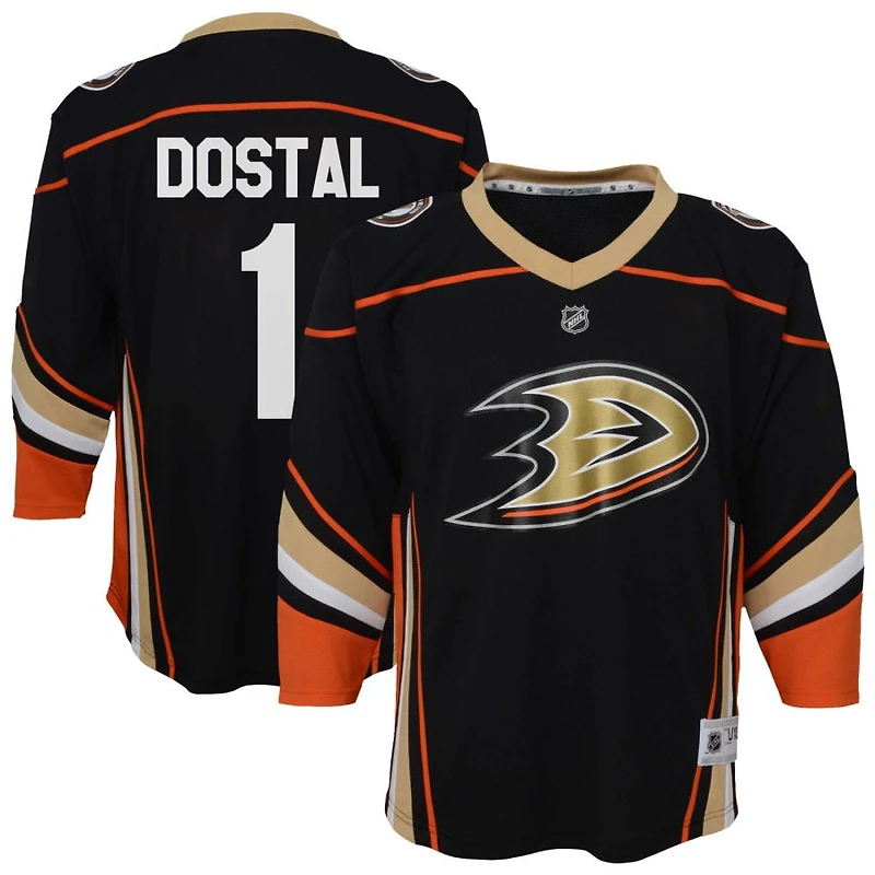 Lukas Dostal Youth  Black Anaheim Ducks Home Replica Custom Jersey