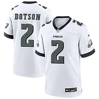 Jahan Dotson Men's Nike White Philadelphia Eagles Custom Game Jersey