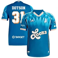 Hassani Dotson Men's adidas Blue Minnesota United FC 2025 Third Authentic Custom Jersey