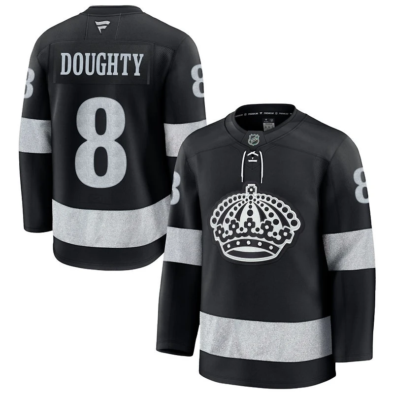 Drew Doughty Men's Fanatics Black Los Angeles Kings Alternate Premium Custom Jersey