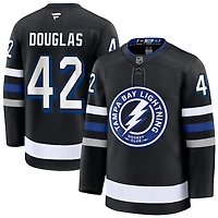 Curtis Douglas Men's Fanatics Black Tampa Bay Lightning Alternate Premium Custom Jersey