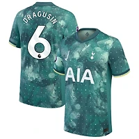 Radu Dragusin Men's Nike  Green Tottenham Hotspur 2024/25 Third Authentic Custom Jersey