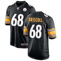 Jack Driscoll Men's Nike Black Pittsburgh Steelers Custom Game Jersey