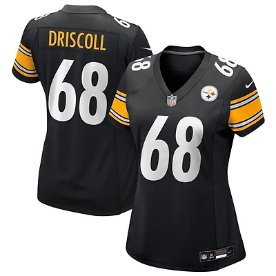 Jack Driscoll Women's Nike Black Pittsburgh Steelers Custom Game Jersey