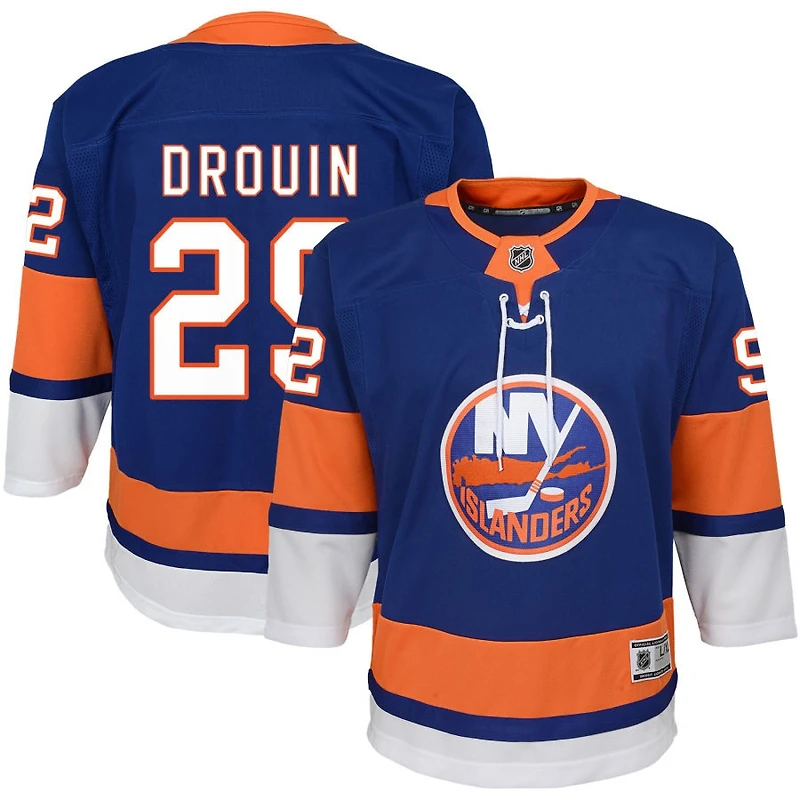 Jonathan Drouin Youth Blue New York Islanders Home Premier Custom Jersey