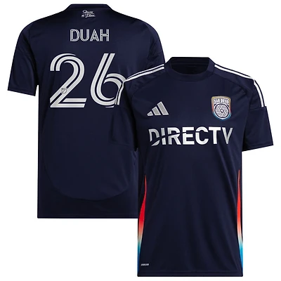 Manu Duah Men's adidas  Navy San Diego FC 2025 State of Flow Replica Custom Jersey