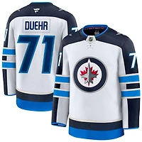Walker Duehr Men's Fanatics White Winnipeg Jets Away Premium Custom Jersey