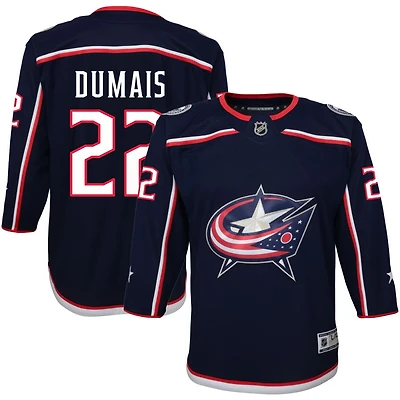 Jordan Dumais Youth Navy Columbus Blue Jackets Home Premier Custom Jersey