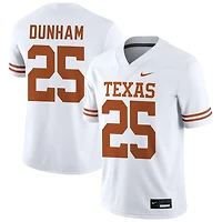 Luke Dunham Men's Nike White Texas Longhorns NIL Pick-A-Player Game Jersey