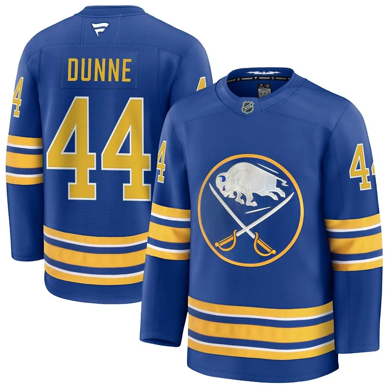 Josh Dunne Men's Fanatics Royal Buffalo Sabres Home Premium Custom Jersey
