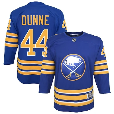 Joshua Dunne Youth Royal Buffalo Sabres Home Custom Premier Jersey