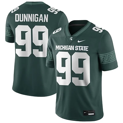 Quindarius Dunnigan Men's Nike Green Michigan State Spartans NIL Pick-A-Player Game Jersey