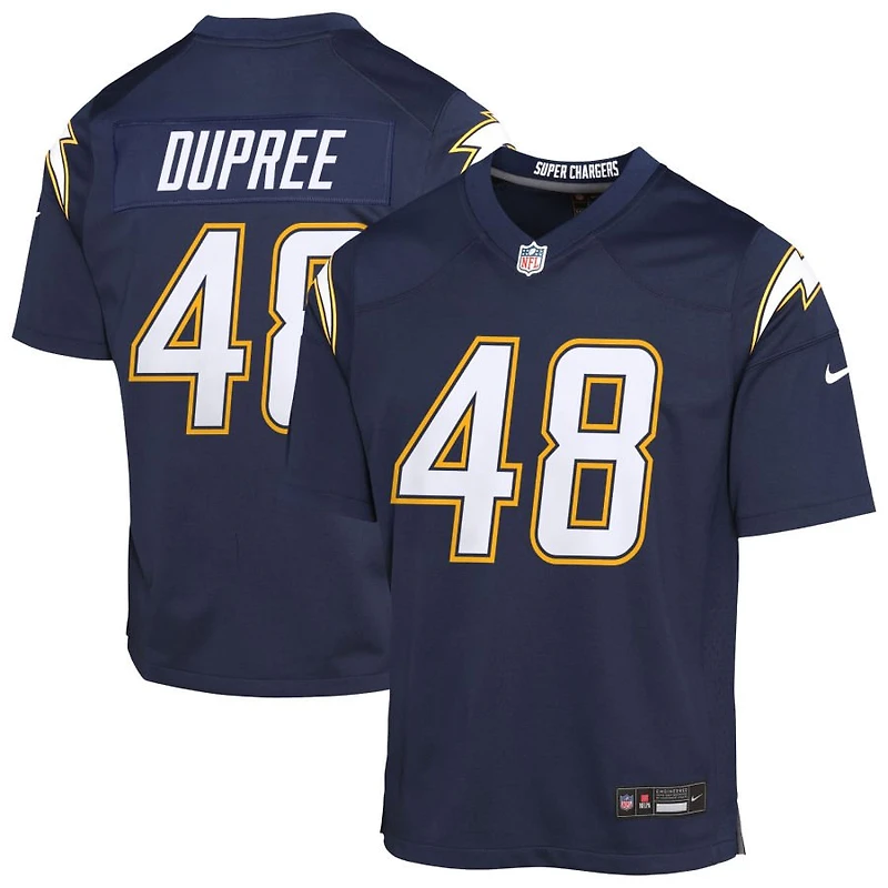 Bud Dupree Youth Nike Navy Los Angeles Chargers Alternate Super Chargers Game Custom Jersey