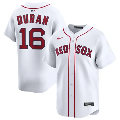 Jarren Duran Men's Nike White Boston Red Sox Home Limited Custom Jersey