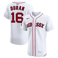 Jarren Duran Men's Nike White Boston Red Sox Home Elite Sponsor Patch Custom Jersey